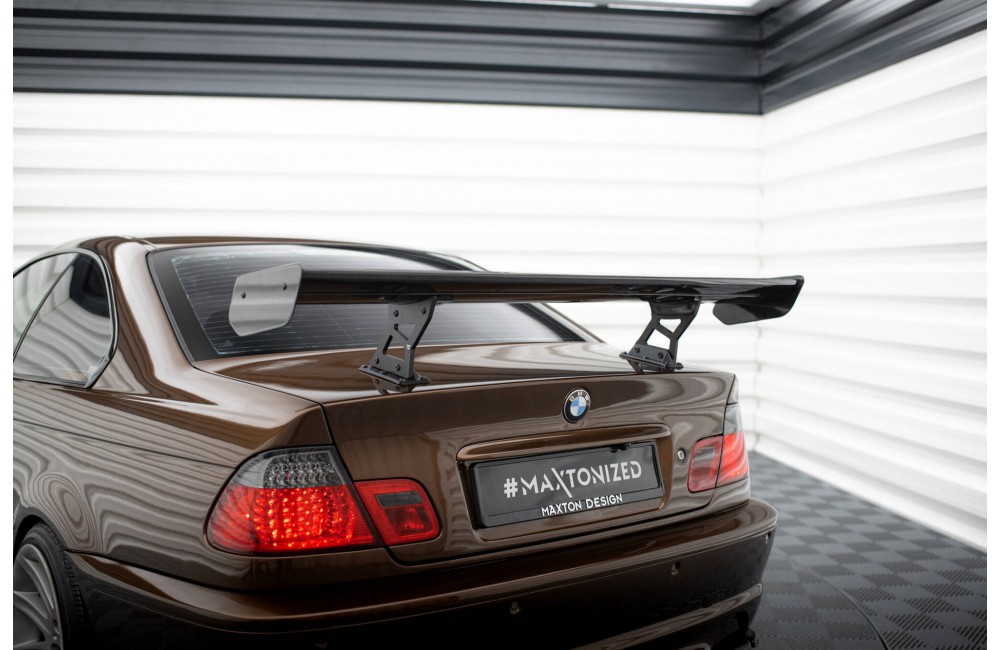 Carbon Spoiler With Internal Brackets Uprights BMW 3 Coupe E46 Carbon Spoiler With Internal Brackets Uprights BMW 3 Coupe E46