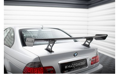 Carbon Spoiler With Internal Brackets Uprights BMW 3 Coupe E46