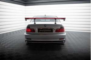 Carbon Spoiler With Internal Brackets Uprights + LED BMW 3 Coupe E46 Carbon Spoiler With Internal Brackets Uprights + LED BMW 3 Coupe E46