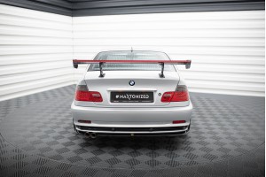 Carbon Spoiler With Internal Brackets Uprights + LED BMW 3 Coupe E46 Carbon Spoiler With Internal Brackets Uprights + LED BMW 3 Coupe E46