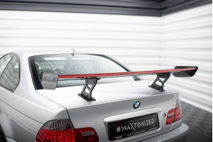 Carbon Spoiler With Internal Brackets Uprights + LED BMW 3 Coupe E46 Carbon Spoiler With Internal Brackets Uprights + LED BMW 3 Coupe E46