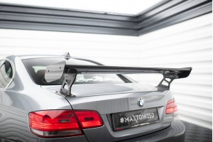 Carbon Spoiler With External Brackets Uprights BMW 3 / M3 Coupe E92 Carbon Spoiler With External Brackets Uprights BMW 3 / M3 Coupe E92