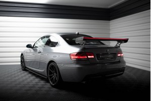 Carbon Spoiler With External Brackets Uprights + LED BMW 3 / M3 Coupe E92 Carbon Spoiler With External Brackets Uprights + LED BMW 3 / M3 Coupe E92