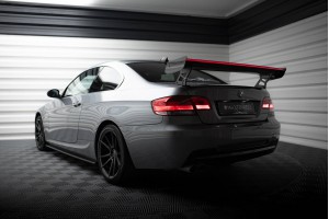 Carbon Spoiler With External Brackets Uprights + LED BMW 3 / M3 Coupe E92 Carbon Spoiler With External Brackets Uprights + LED BMW 3 / M3 Coupe E92