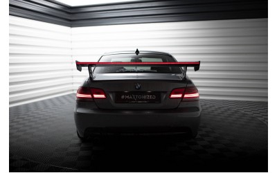Carbon Spoiler With External Brackets Uprights + LED BMW 3 / M3 Coupe E92