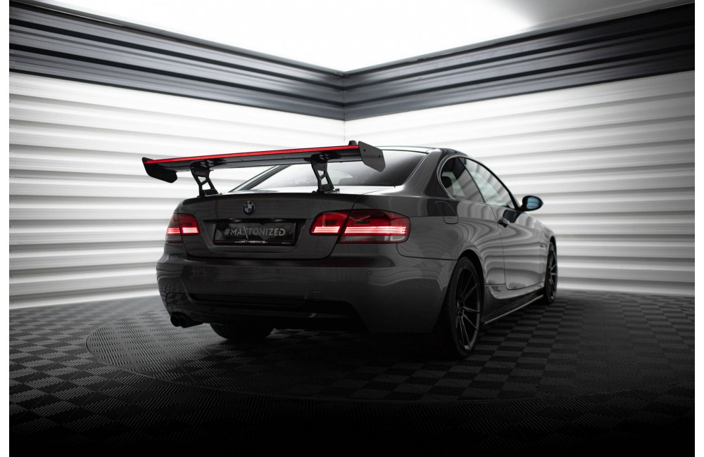 Carbon Spoiler With Internal Brackets Uprights + LED BMW 3 / M3 Coupe E92 Carbon Spoiler With Internal Brackets Uprights + LED BMW 3 / M3 Coupe E92