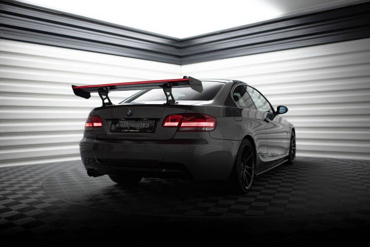 Carbon Αεροτομή Με Εσωτερικές Βάσεις Uprights + LED BMW 3 / M3 Coupe E92