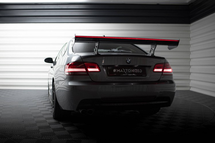 Carbon Αεροτομή Με Εσωτερικές Βάσεις Uprights + LED BMW 3 / M3 Coupe E92