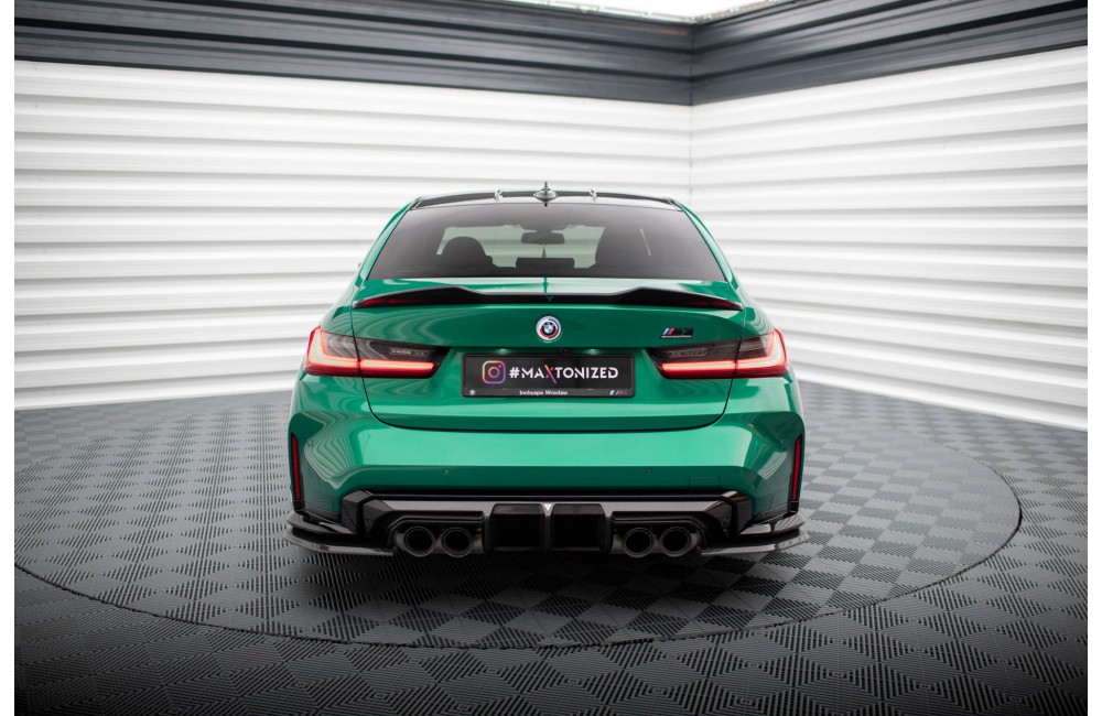 Prepreg Carbon Fiber Rear Side Splitters BMW M3 Sedan / Touring G80 / G81 Prepreg Carbon Fiber Rear Side Splitters BMW M3 Sedan / Touring G80 / G81