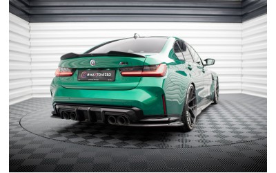Prepreg Carbon Fiber Rear Side Splitters BMW M3 Sedan / Touring G80 / G81