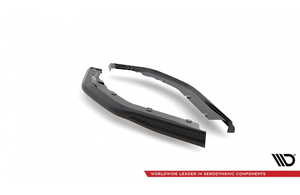 Prepreg Carbon Fiber Rear Side Splitters BMW M3 Sedan / Touring G80 / G81 Prepreg Carbon Fiber Rear Side Splitters BMW M3 Sedan / Touring G80 / G81