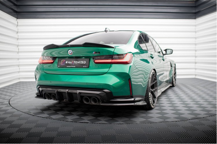 Prepreg Carbon Fiber Πίσω Side Splitters BMW M3 Sedan / Touring G80 / G81