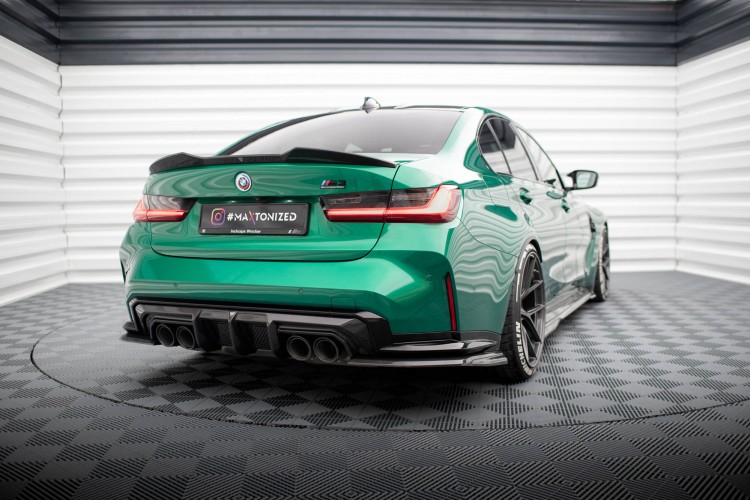 Prepreg Carbon Fiber Πίσω Side Splitters BMW M3 Sedan / Touring G80 / G81