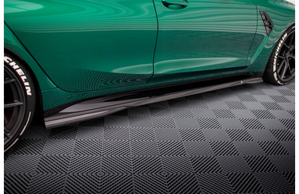 Prepreg Carbon Fiber Side Skirts BMW M3 Sedan / Touring G80 / G81 Prepreg Carbon Fiber Side Skirts BMW M3 Sedan / Touring G80 / G81