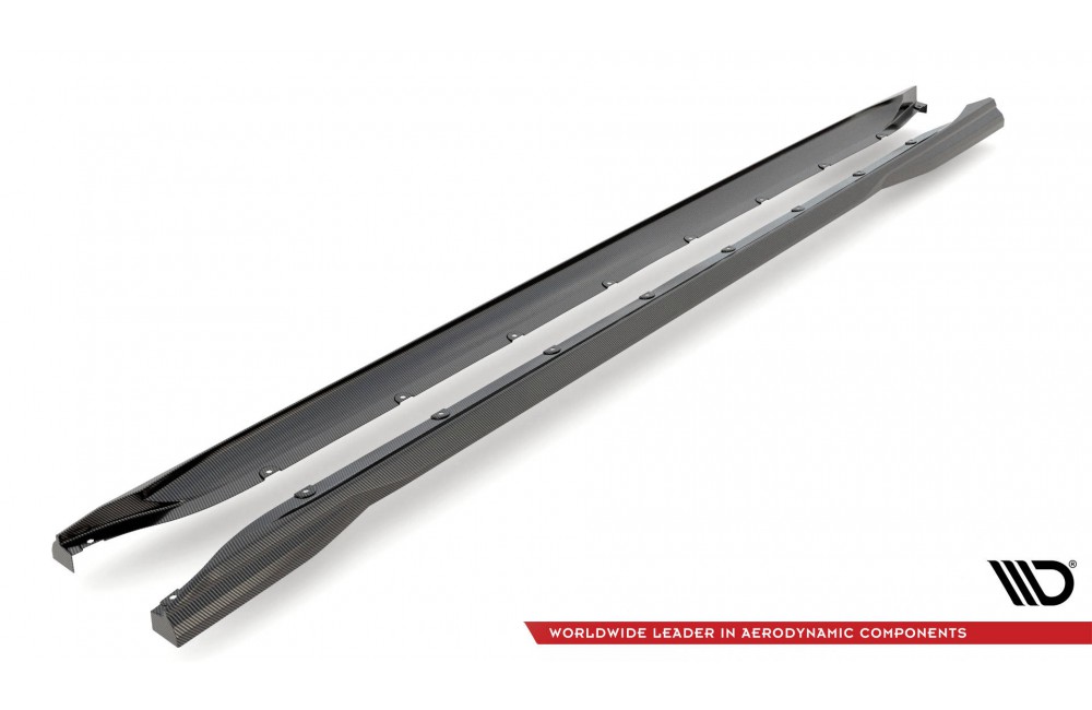 Prepreg Carbon Fiber Side Skirts BMW M3 Sedan / Touring G80 / G81 Prepreg Carbon Fiber Side Skirts BMW M3 Sedan / Touring G80 / G81