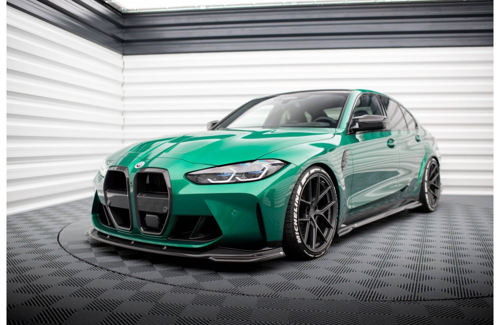 Set of Prepreg Carbon Fiber Splitters BMW M3 G80 Sedan