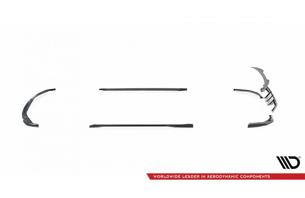 Set of Prepreg Carbon Fiber Splitters BMW M3 G80 Sedan