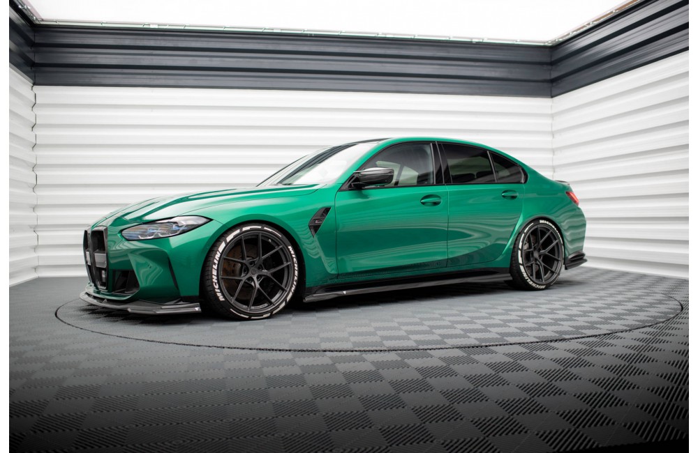 Set of Prepreg Carbon Fiber Splitters BMW M3 G80 Sedan