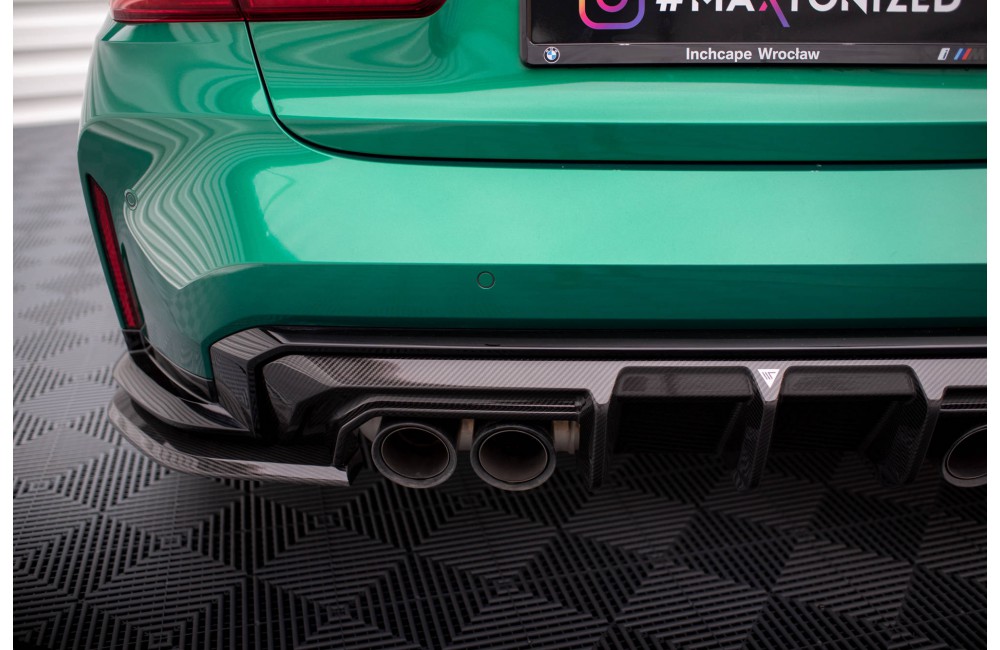 Set of Prepreg Carbon Fiber Splitters BMW M3 G80 Sedan
