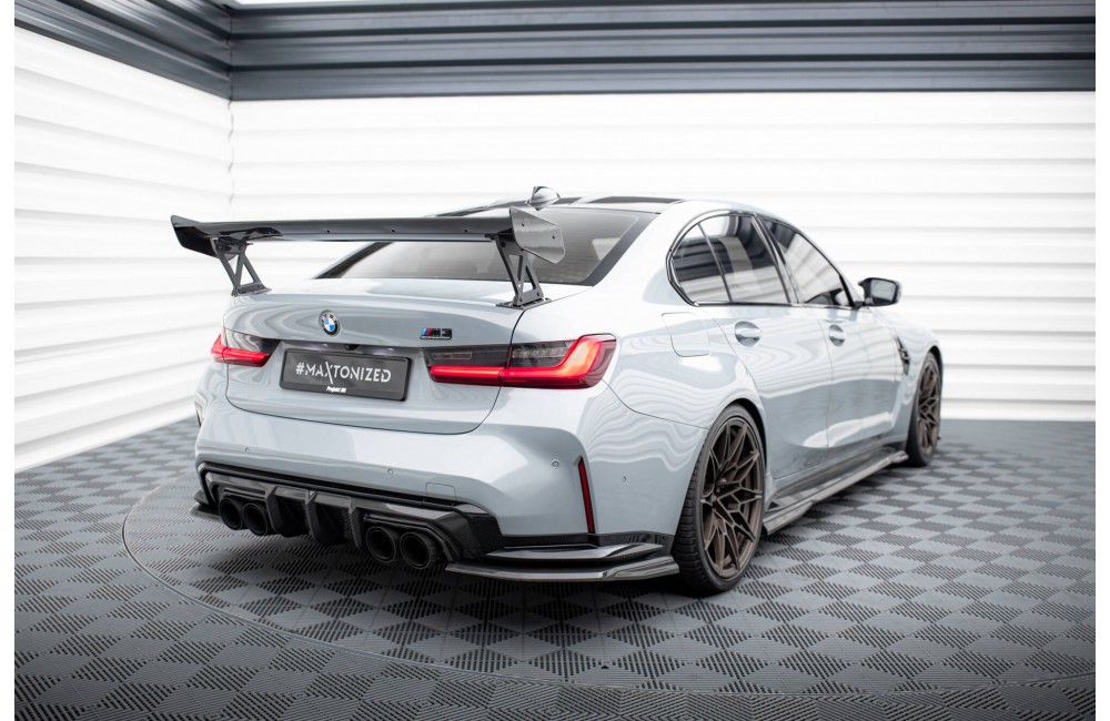 Carbon Spoiler With External Brackets Uprights BMW M3 G80 / M340i G20 / 3 M-Pack G20 / 3 Standard G20 Carbon Spoiler With External Brackets Uprights BMW M3 G80 / M340i G20 / 3 M-Pack G20 / 3 Standard G20