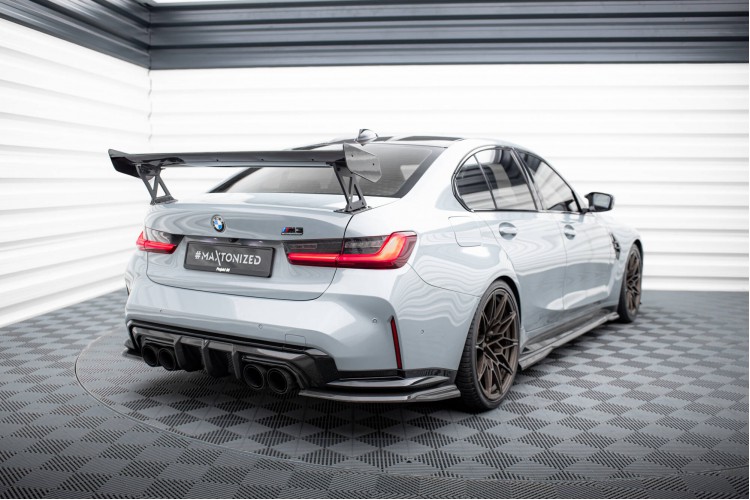 Carbon Αεροτομή Με Εξωτερικές Βάσεις Uprights BMW M3 G80 / M340i G20 / 3 M-Pack G20 / 3 Standard G20