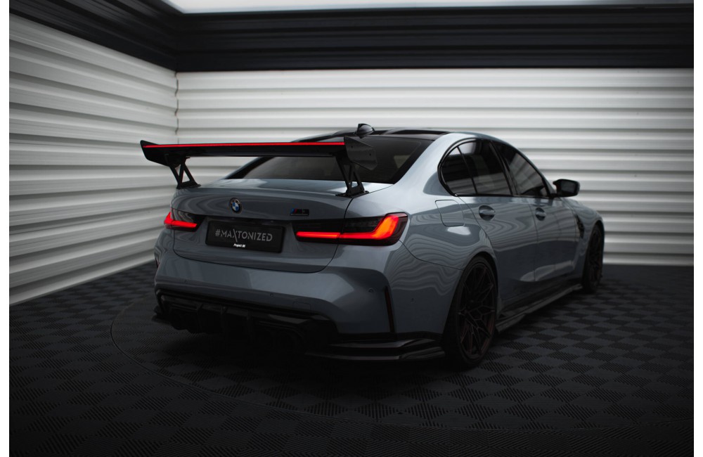 Carbon Spoiler With External Brackets Uprights + LED BMW M3 G80 / M340i G20 / 3 M-Pack G20 / 3 Standard G20 Carbon Spoiler With External Brackets Uprights + LED BMW M3 G80 / M340i G20 / 3 M-Pack G20 / 3 Standard G20