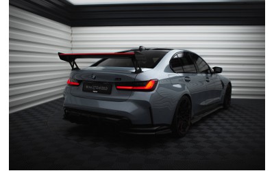 Carbon Spoiler With External Brackets Uprights + LED BMW M3 G80 / M340i G20 / 3 M-Pack G20 / 3 Standard G20