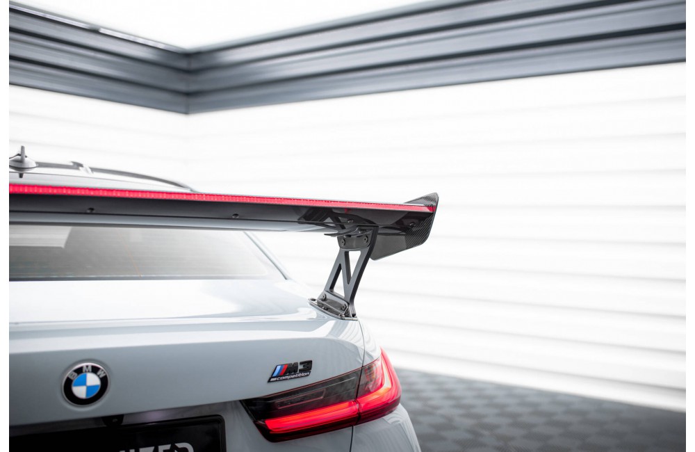 Carbon Spoiler With External Brackets Uprights + LED BMW M3 G80 / M340i G20 / 3 M-Pack G20 / 3 Standard G20 Carbon Spoiler With External Brackets Uprights + LED BMW M3 G80 / M340i G20 / 3 M-Pack G20 / 3 Standard G20