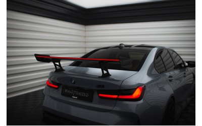 Carbon Spoiler With Internal Brackets Uprights + LED BMW M3 G80 / M340i G20 / 3 M-Pack G20 / 3 Standard G20