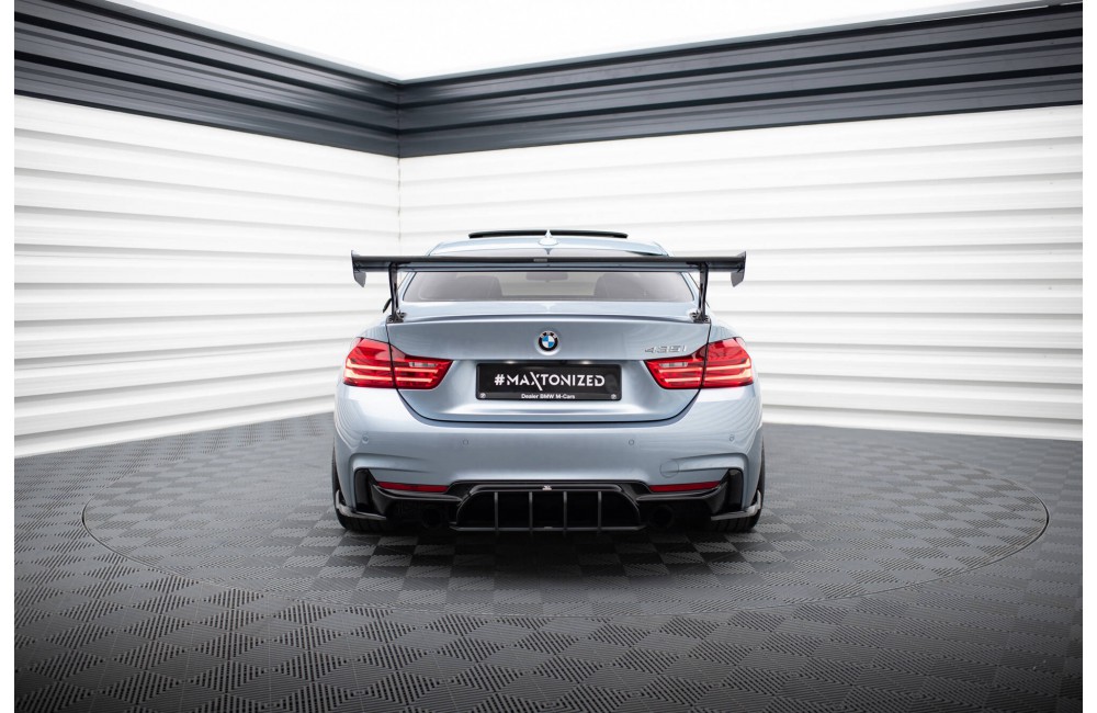 Carbon Spoiler With External Brackets Uprights BMW 4 F32 / 4 F32 M-Pack Coupe Carbon Spoiler With External Brackets Uprights BMW 4 F32 / 4 F32 M-Pack Coupe