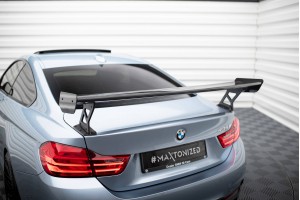 Carbon Spoiler With External Brackets Uprights BMW 4 F32 / 4 F32 M-Pack Coupe Carbon Spoiler With External Brackets Uprights BMW 4 F32 / 4 F32 M-Pack Coupe
