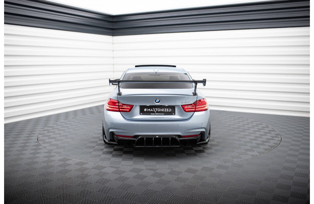 Carbon Spoiler With External Brackets Uprights BMW 4 F32 / 4 F32 M-Pack Coupe Carbon Spoiler With External Brackets Uprights BMW 4 F32 / 4 F32 M-Pack Coupe