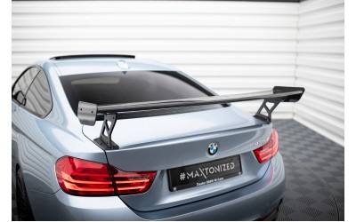 Carbon Spoiler With External Brackets Uprights BMW 4 F32 / 4 F32 M-Pack Coupe 
