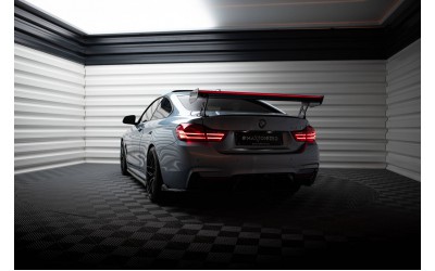 Carbon Spoiler With External Brackets Uprights + LED BMW 4 F32 / 4 F32 M-Pack Coupe 