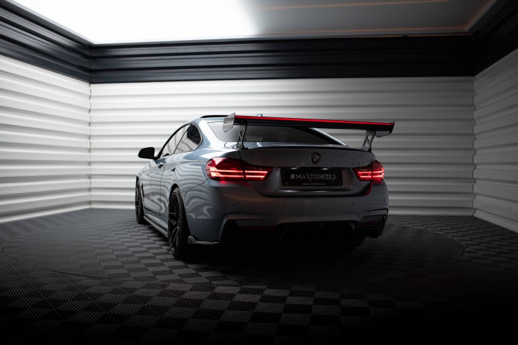 Carbon Αεροτομή Με Εξωτερικές Βάσεις Uprights + LED BMW 4 F32 / 4 F32 M-Pack Coupe