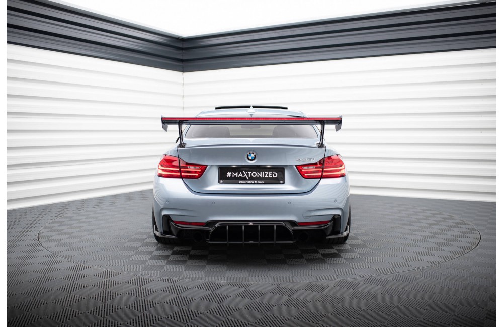 Carbon Spoiler With External Brackets Uprights + LED BMW 4 F32 / 4 F32 M-Pack Coupe Carbon Spoiler With External Brackets Uprights + LED BMW 4 F32 / 4 F32 M-Pack Coupe