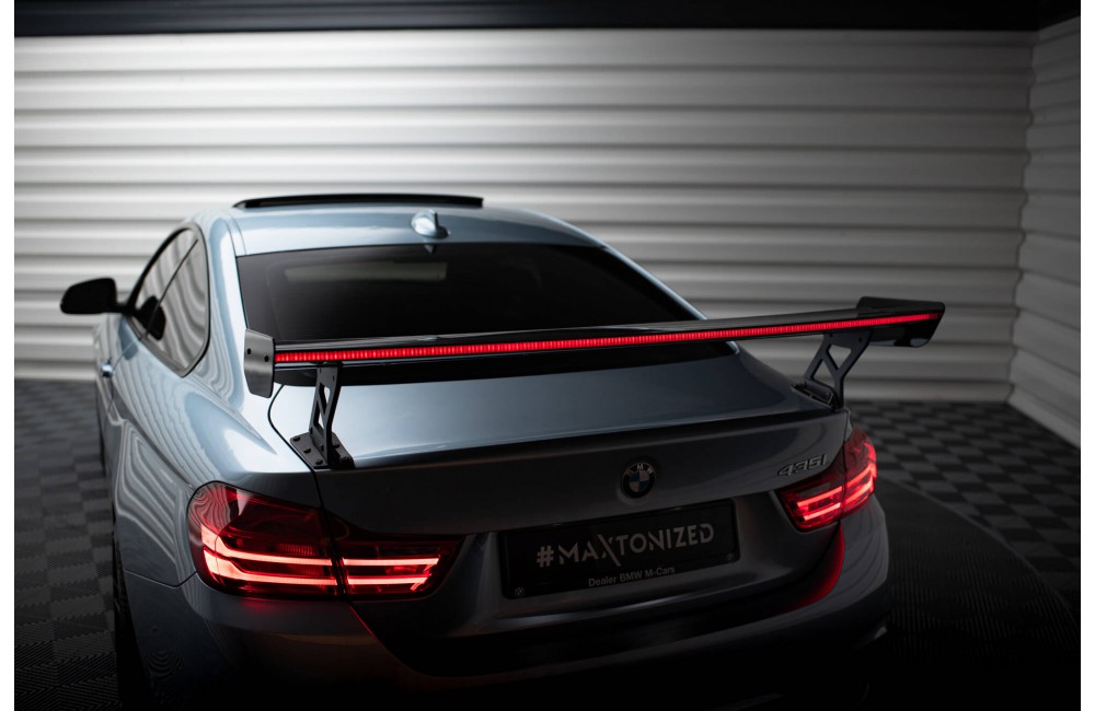 Carbon Spoiler With External Brackets Uprights + LED BMW 4 F32 / 4 F32 M-Pack Coupe Carbon Spoiler With External Brackets Uprights + LED BMW 4 F32 / 4 F32 M-Pack Coupe
