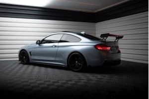 Carbon Spoiler With External Brackets Uprights + LED BMW 4 F32 / 4 F32 M-Pack Coupe Carbon Spoiler With External Brackets Uprights + LED BMW 4 F32 / 4 F32 M-Pack Coupe