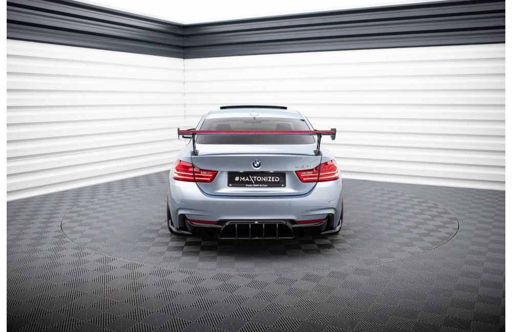 Carbon Spoiler With External Brackets Uprights + LED BMW 4 F32 / 4 F32 M-Pack Coupe Carbon Spoiler With External Brackets Uprights + LED BMW 4 F32 / 4 F32 M-Pack Coupe