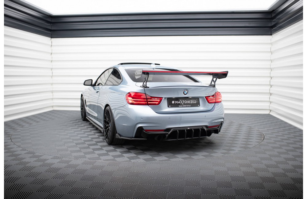 Carbon Spoiler With External Brackets Uprights + LED BMW 4 F32 / 4 F32 M-Pack Coupe Carbon Spoiler With External Brackets Uprights + LED BMW 4 F32 / 4 F32 M-Pack Coupe