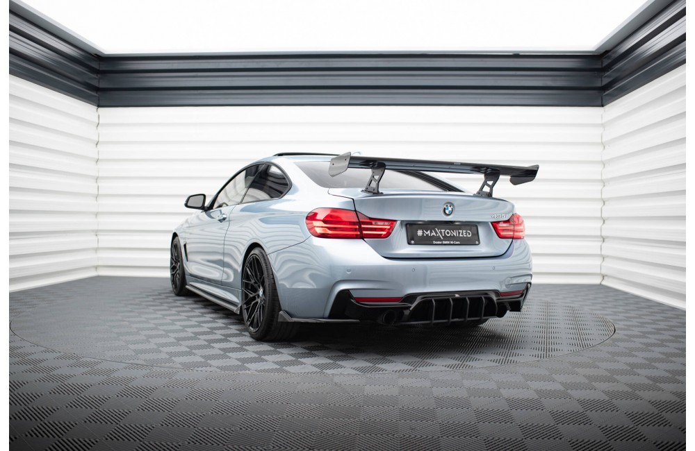 Carbon Spoiler With Internal Brackets Uprights BMW 4 F32 / 4 F32 M-Pack Coupe Carbon Spoiler With Internal Brackets Uprights BMW 4 F32 / 4 F32 M-Pack Coupe