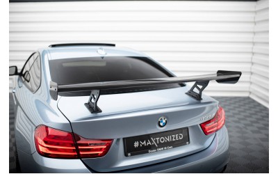Carbon Spoiler With Internal Brackets Uprights BMW 4 F32 / 4 F32 M-Pack Coupe 