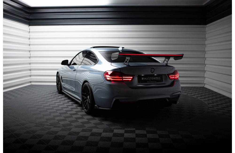 Carbon Spoiler With Internal Brackets Uprights + LED BMW 4 F32 / 4 F32 M-Pack Coupe Carbon Spoiler With Internal Brackets Uprights + LED BMW 4 F32 / 4 F32 M-Pack Coupe