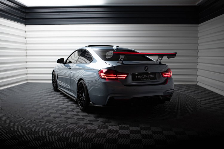 Carbon Αεροτομή Με Εσωτερικές Βάσεις Uprights + LED BMW 4 F32 / 4 F32 M-Pack Coupe