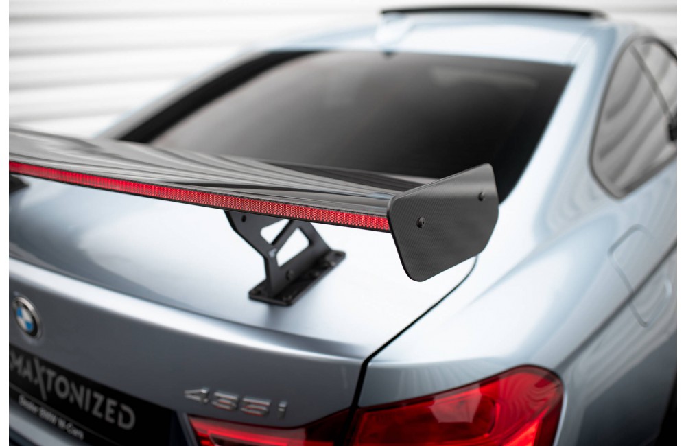 Carbon Spoiler With Internal Brackets Uprights + LED BMW 4 F32 / 4 F32 M-Pack Coupe Carbon Spoiler With Internal Brackets Uprights + LED BMW 4 F32 / 4 F32 M-Pack Coupe