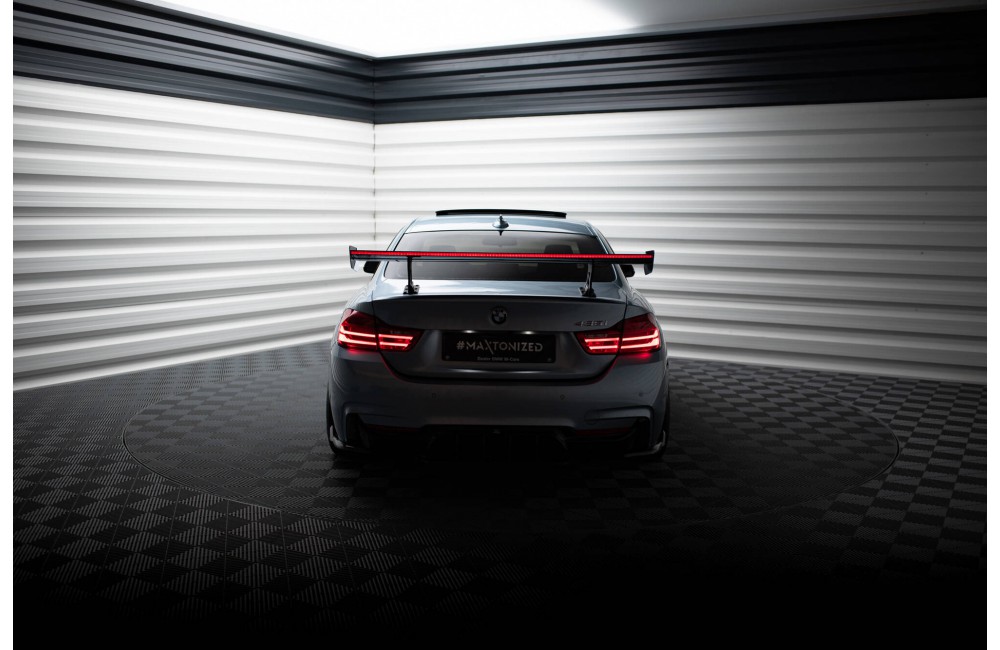 Carbon Spoiler With Internal Brackets Uprights + LED BMW 4 F32 / 4 F32 M-Pack Coupe Carbon Spoiler With Internal Brackets Uprights + LED BMW 4 F32 / 4 F32 M-Pack Coupe