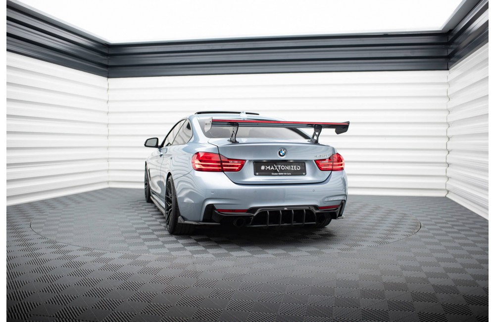 Carbon Spoiler With Internal Brackets Uprights + LED BMW 4 F32 / 4 F32 M-Pack Coupe Carbon Spoiler With Internal Brackets Uprights + LED BMW 4 F32 / 4 F32 M-Pack Coupe