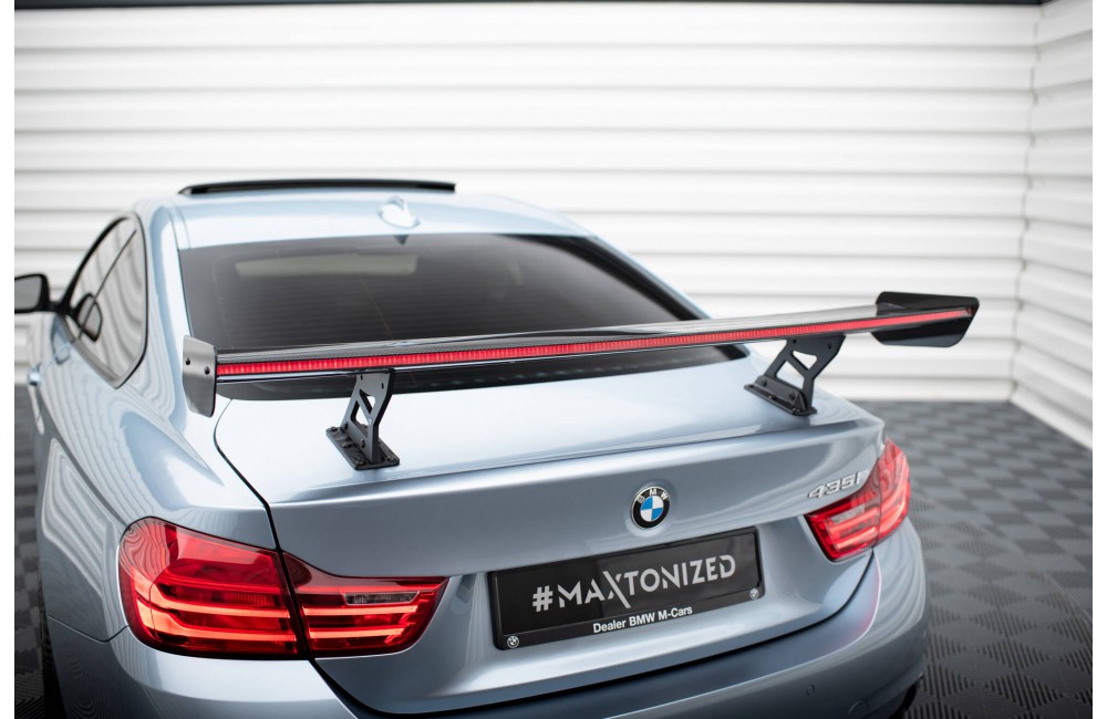 Carbon Spoiler With Internal Brackets Uprights + LED BMW 4 F32 / 4 F32 M-Pack Coupe Carbon Spoiler With Internal Brackets Uprights + LED BMW 4 F32 / 4 F32 M-Pack Coupe