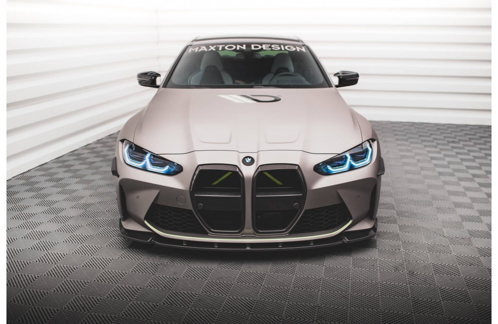Prepreg Carbon Fiber Front Splitter V.1 BMW M3 Sedan / Touring G80 / G81
