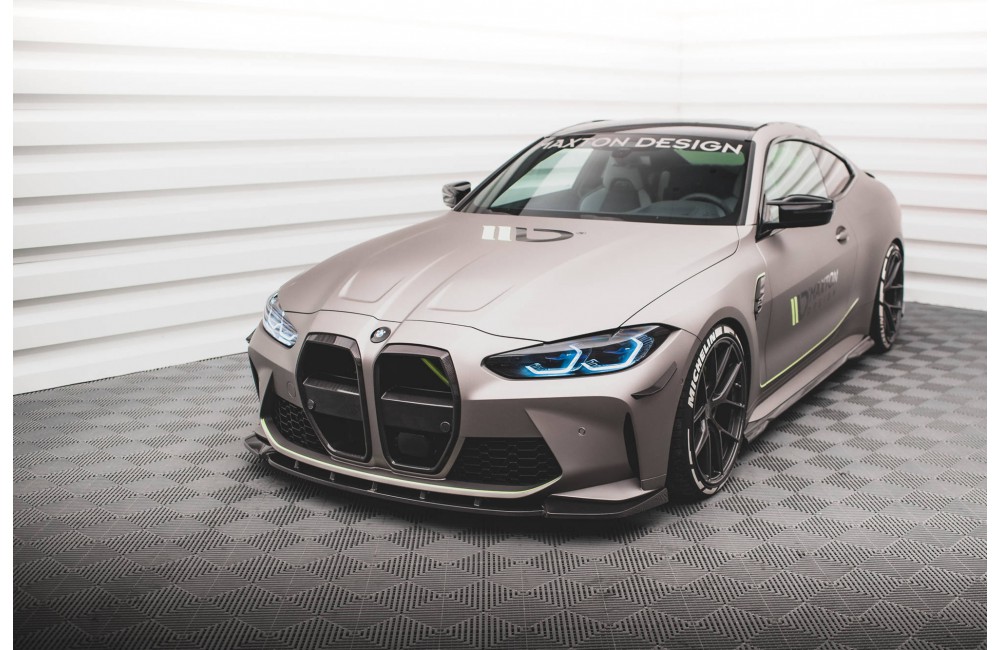 Prepreg Carbon Fiber Front Splitter V.1 BMW M3 Sedan / Touring G80 / G81